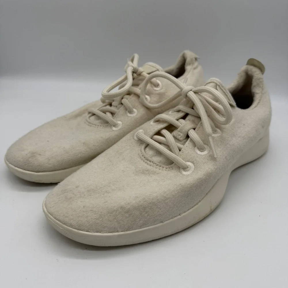 Allbirds Wool Runners Cream White Athletic Mens Size 9 Low Top Sneakers